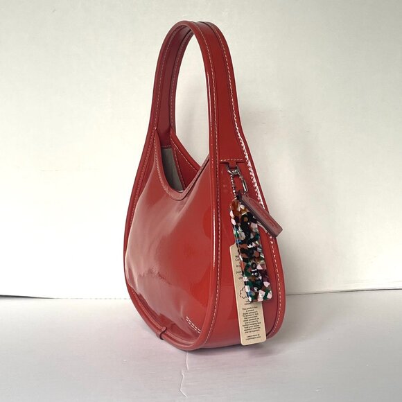 Elegant Burnt Sienna Coach Shoulder Bag - Picture 4 of 12